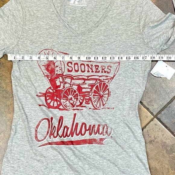 New Russell OU Oklahoma University Sooner Long Sleeve T Shirt Large - Picture 8 of 14
